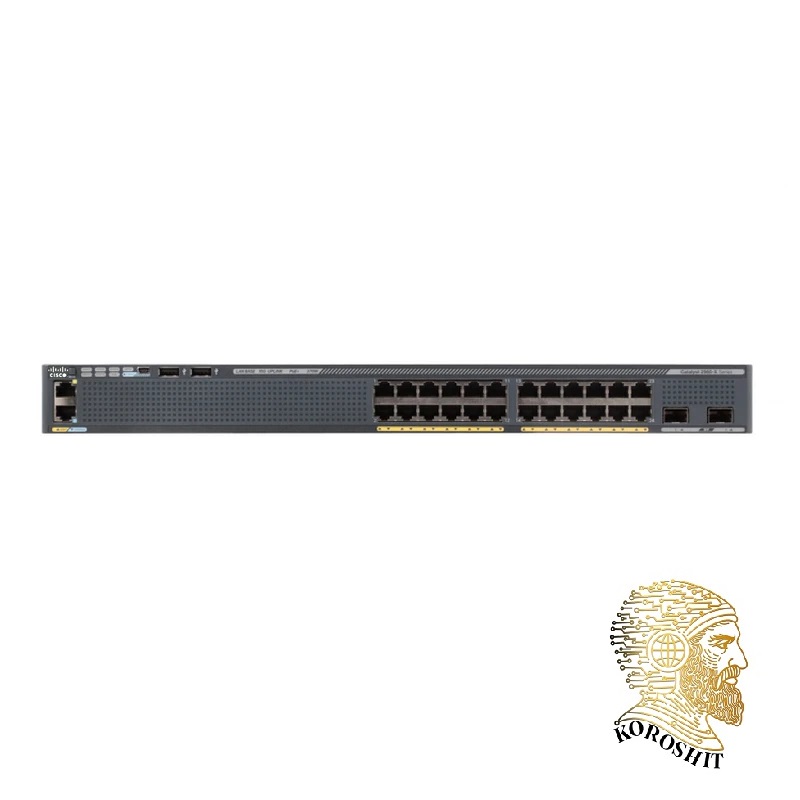 سوئیچ 24 پورت سیسکو مدل 2960X-24PD-L