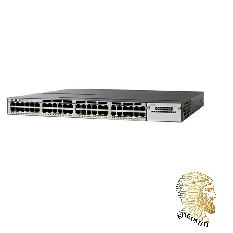 سوئیچ 48 پورت سیسکو مدل WS-C3750X 48PF-E