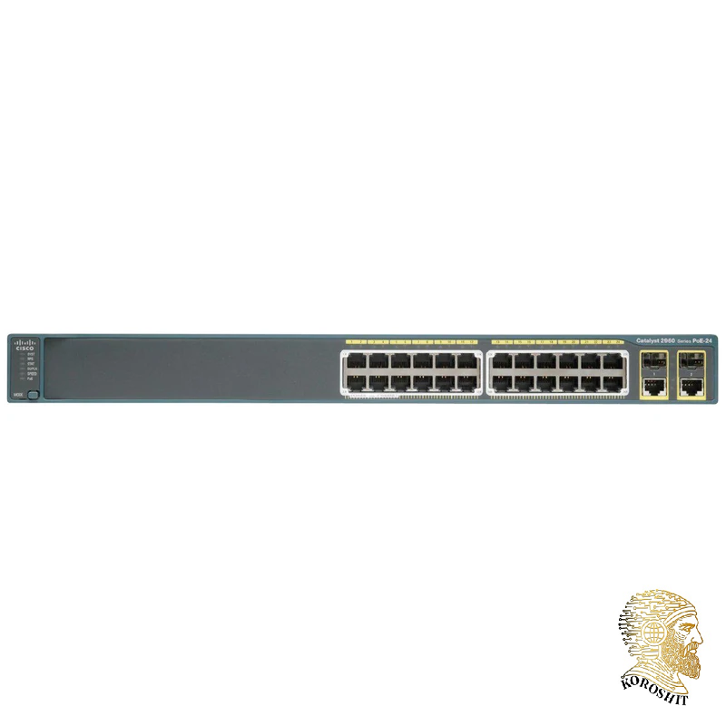 سوییچ 24 پورت سیسکو مدل WS-C2960X-24PS-L